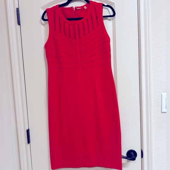 T Tahari Dresses & Skirts - T Tahari Red Midi Dress